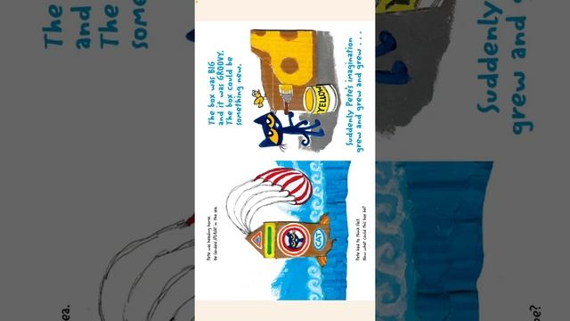 Reading to my kiddos about the imagination of one groovy cat. смотреть онлайн