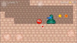 Новый КРАСНЫЙ ШАР #2. 4-6 УРОВНИ. Мультик ИГРА New Red Ball 2