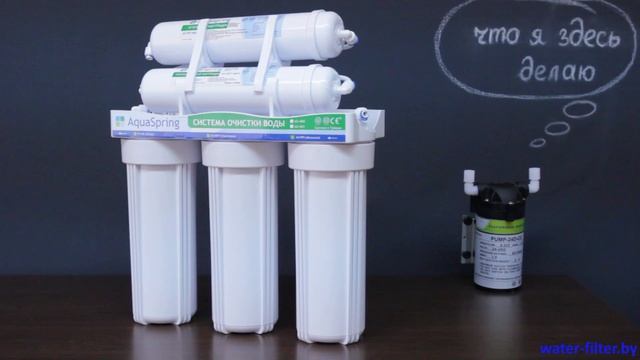 Обзор проточного фильтра AquaSpring AS-401 смотреть онлайн