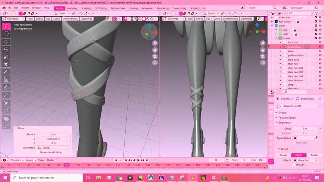 【Speed Modeling】 Monster High ☆ Haunt Couture Frankie Stein 「Blender + MMD」 смотреть онлайн