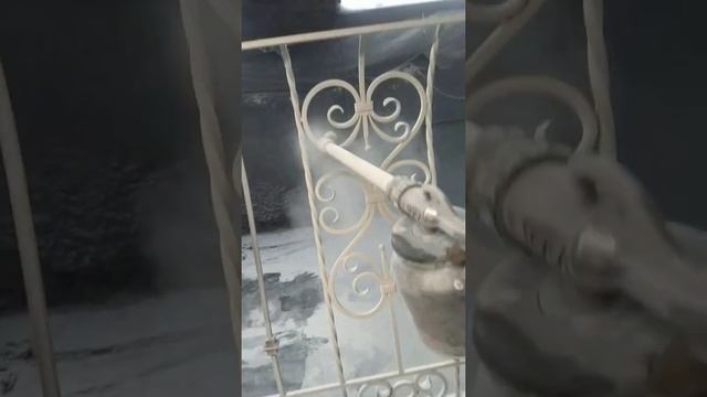 Порошковая покраска решётки. смотреть онлайн