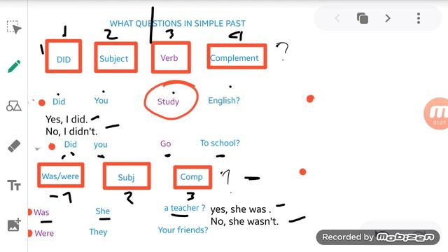 Wh- questions SIMPLE PAST смотреть онлайн