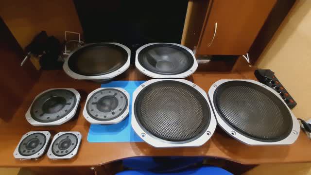 Обзор комплекта динамиков акустики YAMAHA NS-1000M и НЧ динамики от Coral X-VII