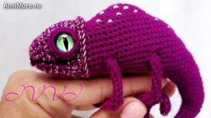 Амигуруми: схема Хамелеона. Игрушки вязаные крючком - Free crochet patterns.
