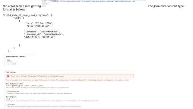 Drupal: Field value not updating when posting data via JSON смотреть онлайн