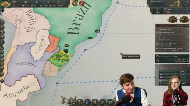 Виктория 3 патч 1.5 Игра за Бразилию /Victoria 3 Colossus of the South На Русском смотреть онлайн