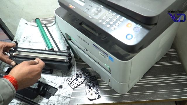 Samsung Xpress M2880fw Printer double images problem | Double text Printing problem #InfotechTarunK смотреть онлайн
