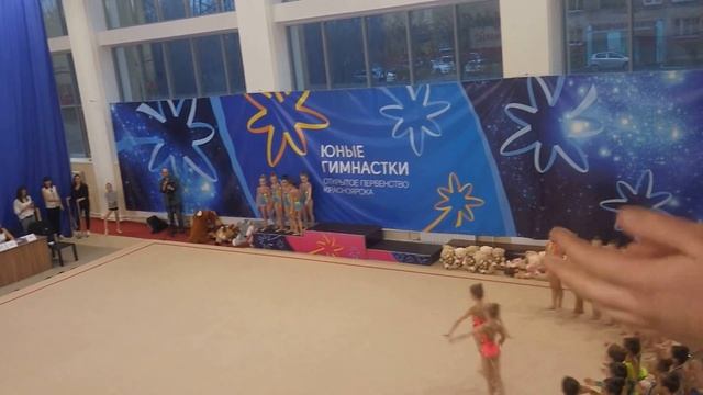 Награждение. Юные гимнастки, Красноярск. 01.05.2017. смотреть онлайн
