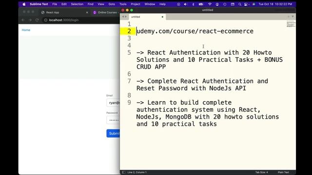 1 React Node MERN Authentication Full Project - PROJECT DEMO AND INTRODUCTION смотреть онлайн