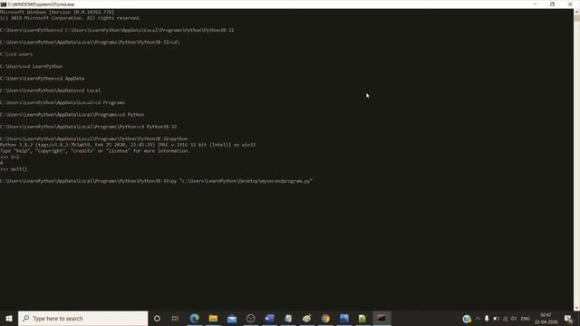 Python Tutorial For Beginners Part 2 How to run Python Program using IDLE, Command Line and Script смотреть онлайн