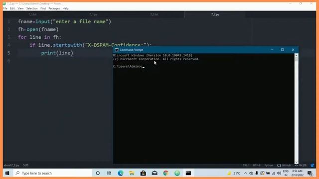 PYTHON DATA STRUCTURES Assignment7.2 [coursera] |#mythoughts смотреть онлайн