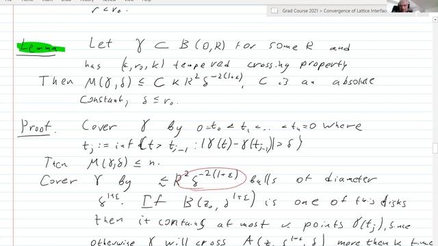 Advanced Course I: Schramm Loewner Evolution and Lattice Models Lecture 11: Part 2 смотреть онлайн