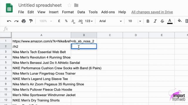 IMPORTFROMWEB for Google Sheets: Import data from any website through a simple function смотреть онлайн