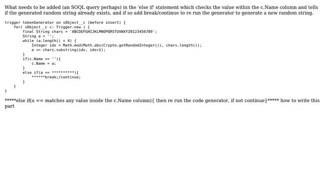 Salesforce: Unique Random String Generator in APEX- SOLVED смотреть онлайн