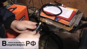 Подключение горелки TIG к аппарату ММА с дополнительной функцией TIG