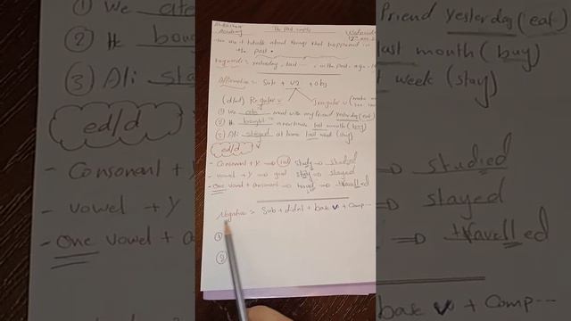 The past simple ،Regular , Irregular verbs смотреть онлайн