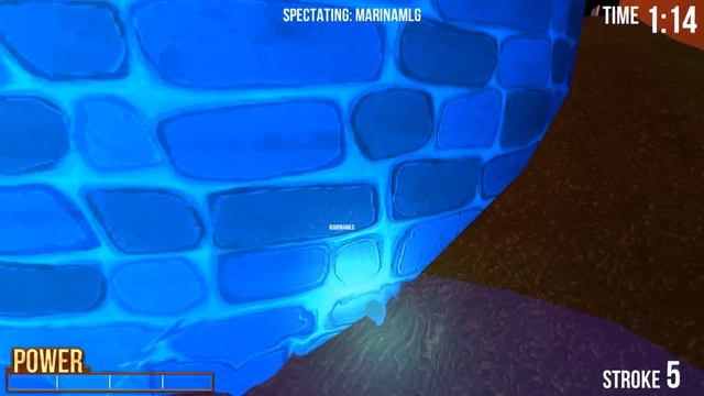 ИГРАЕМ С ДЕВУШКОЙ В ГОЛЬФ, КРАСИВОЕ ПОПАДАНИЕ В ДЫРОЧКУ (Golf With Your Friends) смотреть онлайн