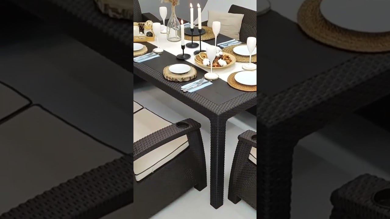 Уличная мебель TWEET - идеальный вариант для обеденной зоны #уличнаямебель #tweet смотреть онлайн