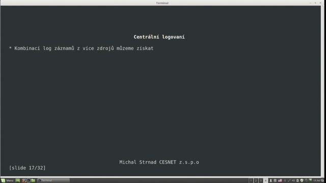 Centrální Logování (Michal Strnad)