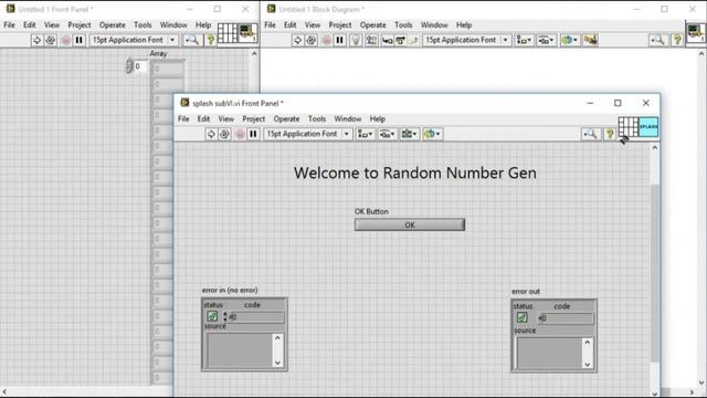 How to open front panel of subVI- LabVIEW смотреть онлайн