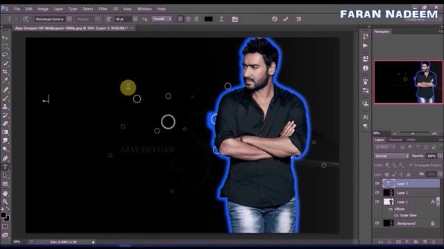 PHOTOSHOP: How to add NEON LighT (TexT & SubjecT).. 2016 смотреть онлайн