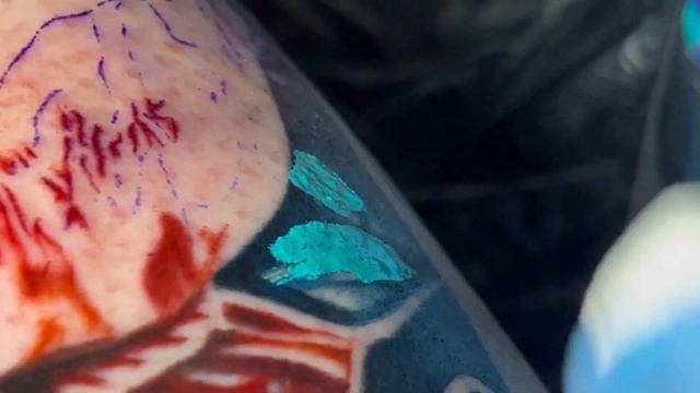 COLOR TATTOO MAKING PROCESS - SAM (TRICK'R TREAT)