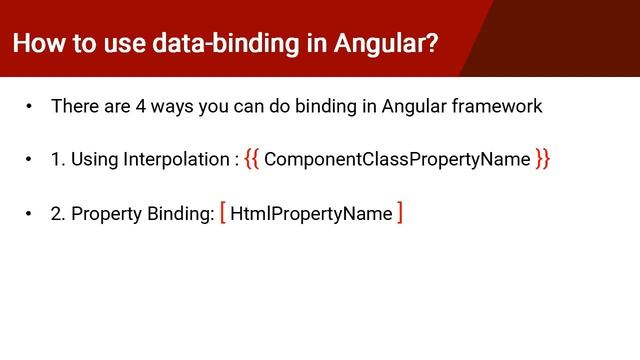 Angular - Types of Binding смотреть онлайн