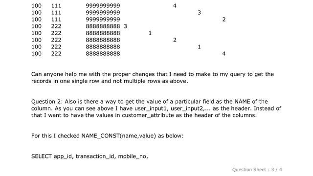 MySQL : mysql pivot/crosstab query смотреть онлайн