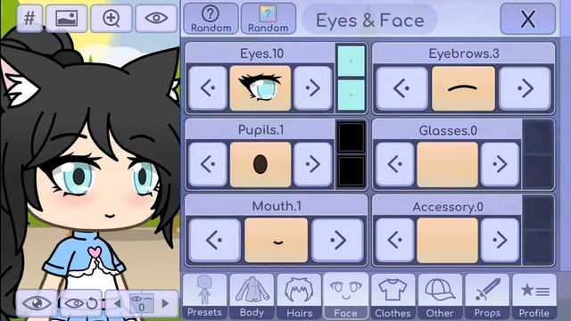 Как сделать красивого персонажа в Gacha Life смотреть онлайн