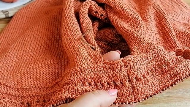 #вязание Мой НОВЫЙ летний джемпер - продолжение процесса / странные пятна ? смотреть онлайн