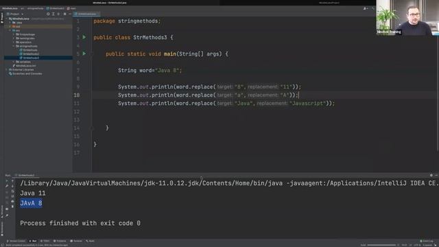 15. Java String methods смотреть онлайн