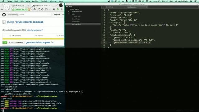 Sass Bites #55 - Intro to Grunt смотреть онлайн