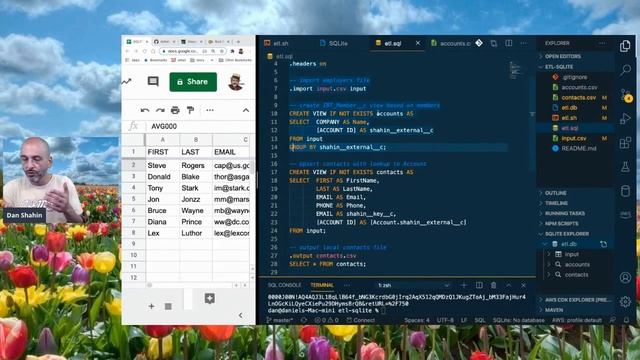 From CSV to Salesforce ETL system using SQLite and SFDX bulk data api смотреть онлайн