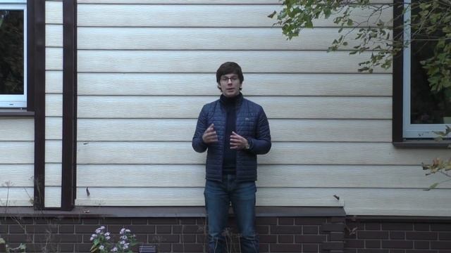 Отделка фасада АЛЬТА БОРД Вспененный сайдинг. Обзор готового дома. смотреть онлайн