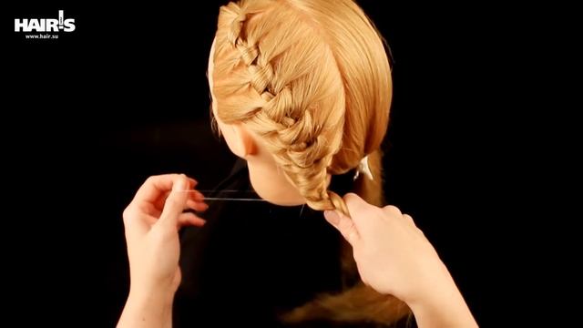Оригинальная прическа «Веревочка» с необычным плетением - видеоурок (мастер-класс) Hair’s How смотреть онлайн