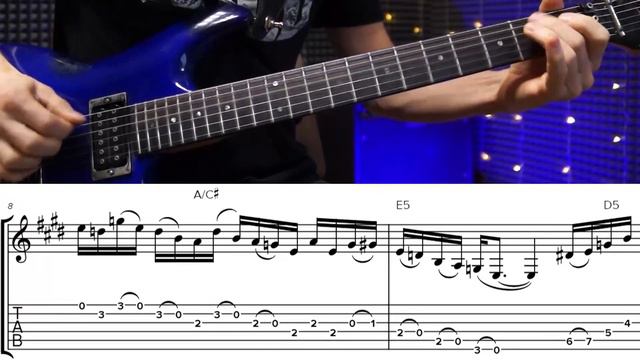 Пентатоника для начинающих Фраза №2 пример игры смотреть онлайн