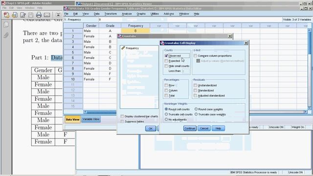 Chi-Squared Test of Independence with SPSS смотреть онлайн