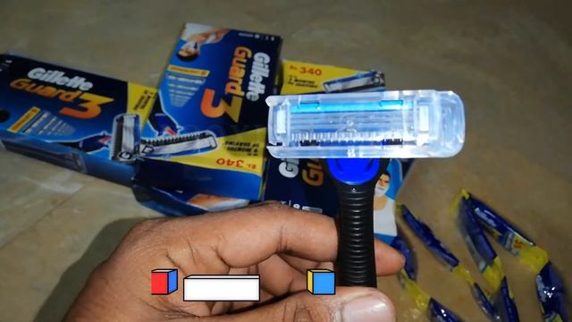 Gillette Guard 3 Shaving Combo 1 Razor + 8 Cartridges Unboxing смотреть онлайн