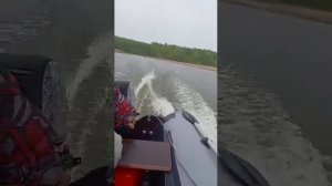 обкатка лодочного мотора гладиатор 9.8 и лодки китт боатс 330 нднд 2023