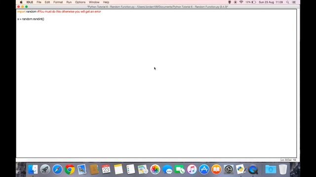 Python tutorial 6 - Random integers смотреть онлайн