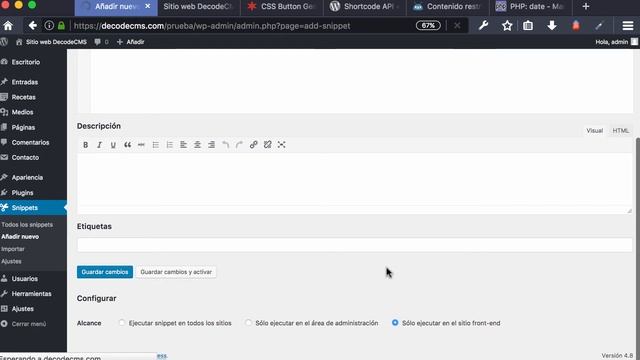 Curso WordPress Avanzado: 7- Shortcodes смотреть онлайн