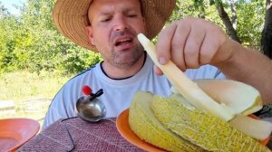 ОБЖОР ДЫНЯ/МУКБАНГ на даче