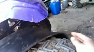 квадроцикл avantis hunter 200, установка расширители арок