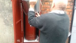 Ящик для пропанового баллона и обогреватель для него