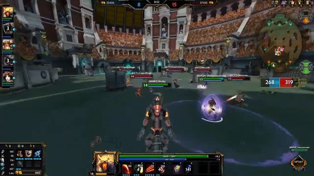 FENRIR ARENA GAMEPLAY|metal carnage skin|SMITE смотреть онлайн