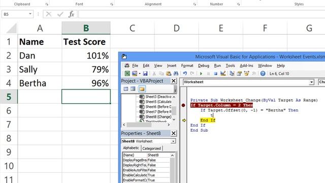 08 EVENTS Worksheet Events made Easy 094 Change Event with EnableEvents toggle Avoid endless loop смотреть онлайн