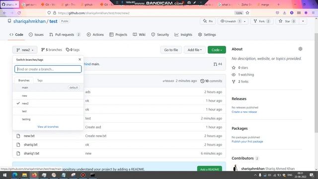 Basics of version control Part 3 | Git basics | GitHub basics смотреть онлайн