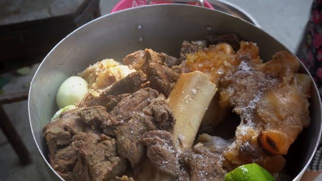 Cooking Khashlama From Beef and Bone Marrow | Golden Hands Cooking смотреть онлайн