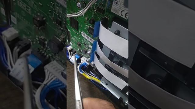 Brother DCP - L2500DR Застревание, белый лист, ошибка C 50, ошибка термоузла, самодиагностика. смотреть онлайн