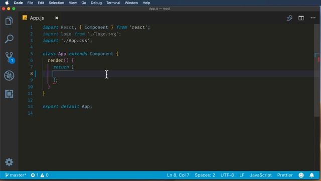 3 Linhas no Config / Emmet no React - Visual Studio Code смотреть онлайн